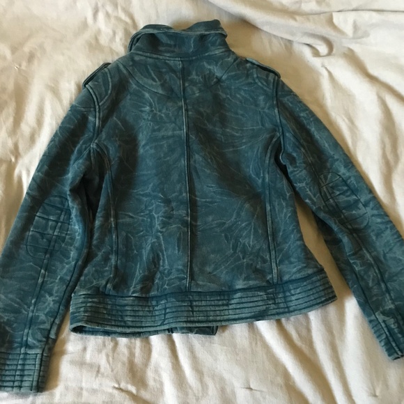 Hoodies Distressed Sweatshirt Motorcycle Jacket - Picture 7 of 9